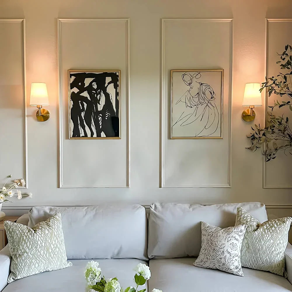 TissuLumière – Applique LED sans fil en tissu