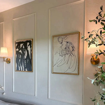 TissuLumière – Applique LED sans fil en tissu