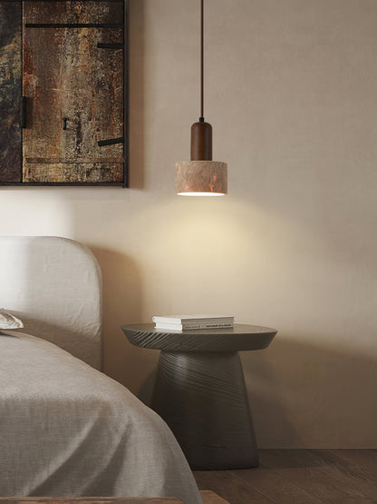 Kaori – Suspension en travertin