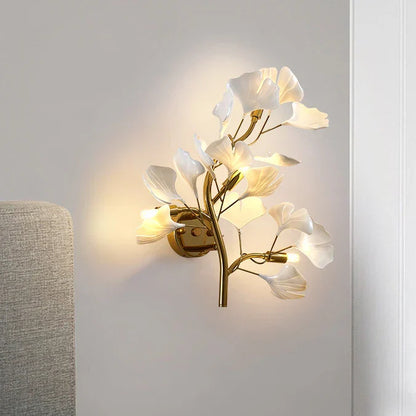 Freja – Lampe murale branche fleurie