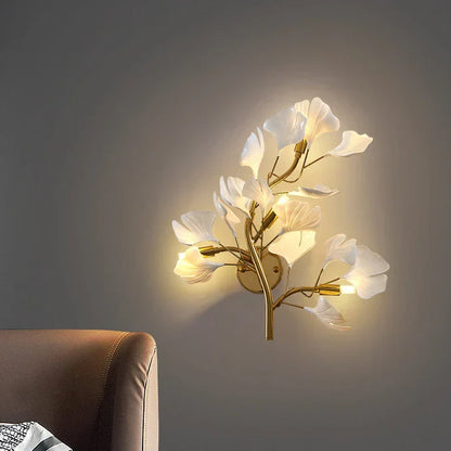 Freja – Lampe murale branche fleurie