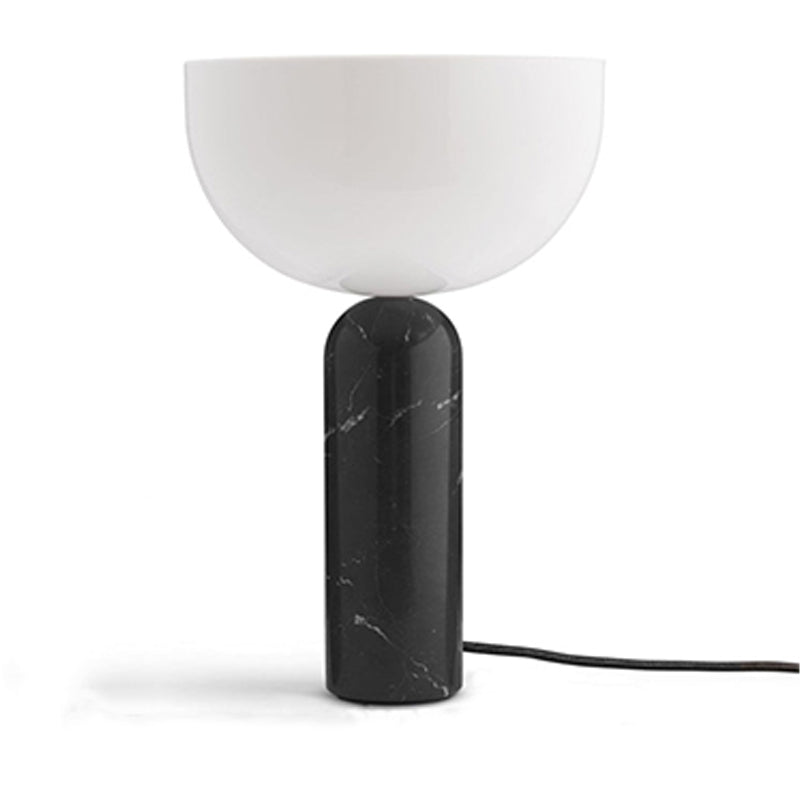 Raja – Lampe de table noble avec pied en marbre et design élégant
