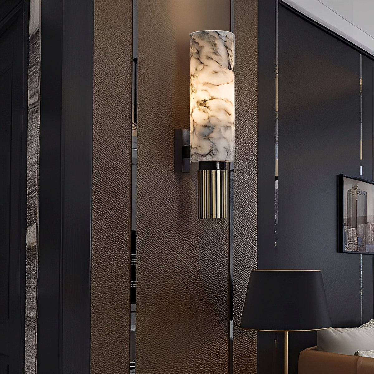 Marbella – Applique en Marbre Naturel Espagnol