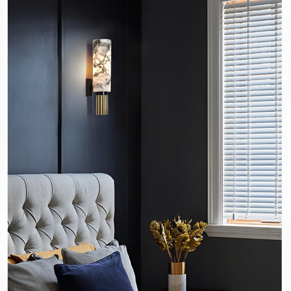 Valeria – Applique murale avec aspect marbre pour accents luxueux