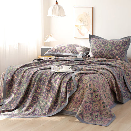 FloraCouette – Couette réversible en coton à motifs floraux