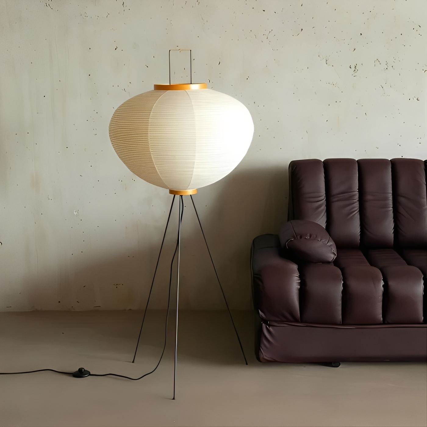 Aika – Lampe de Table en Papier de Riz Japonais