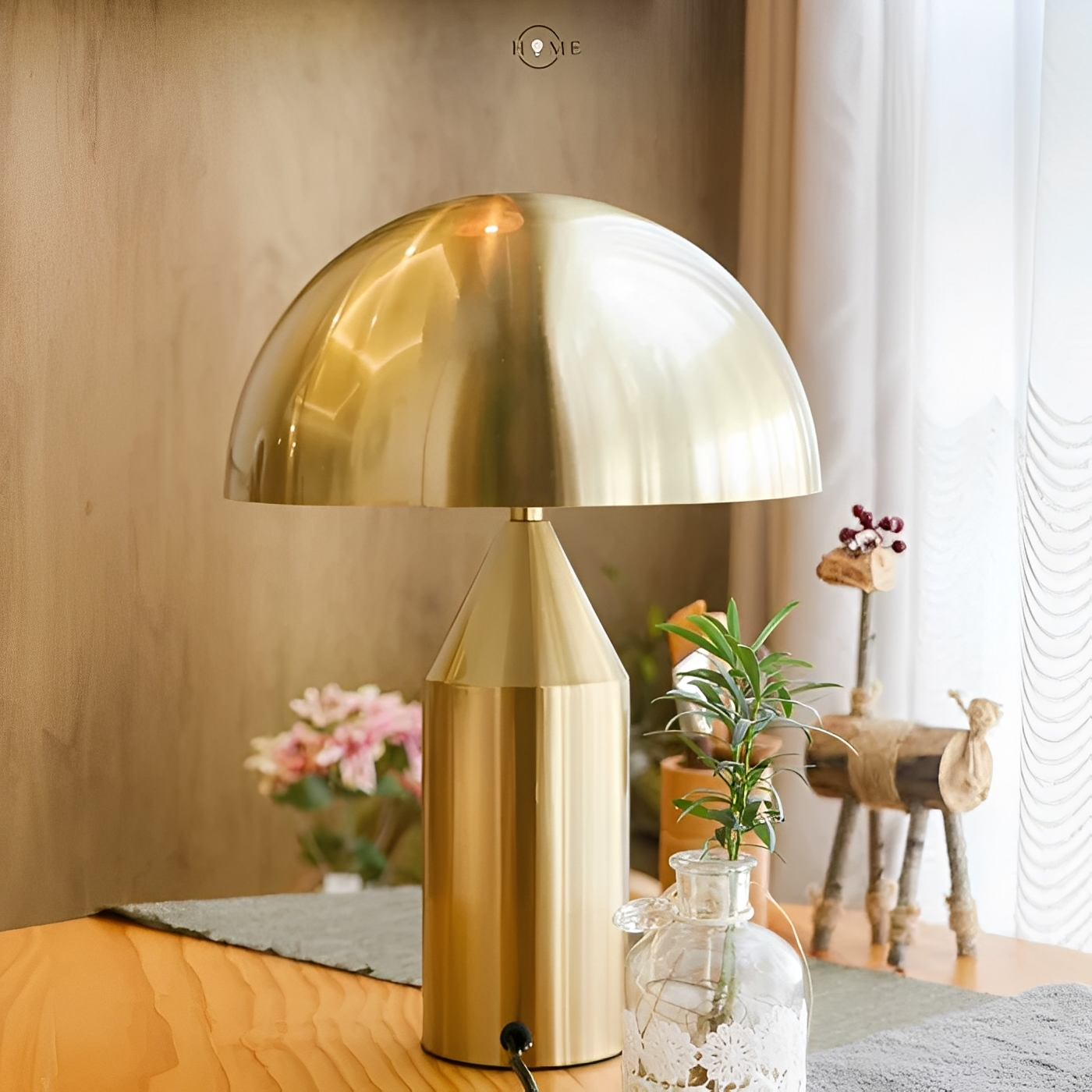 Celina – Lampe de Table Champignon de Luxe