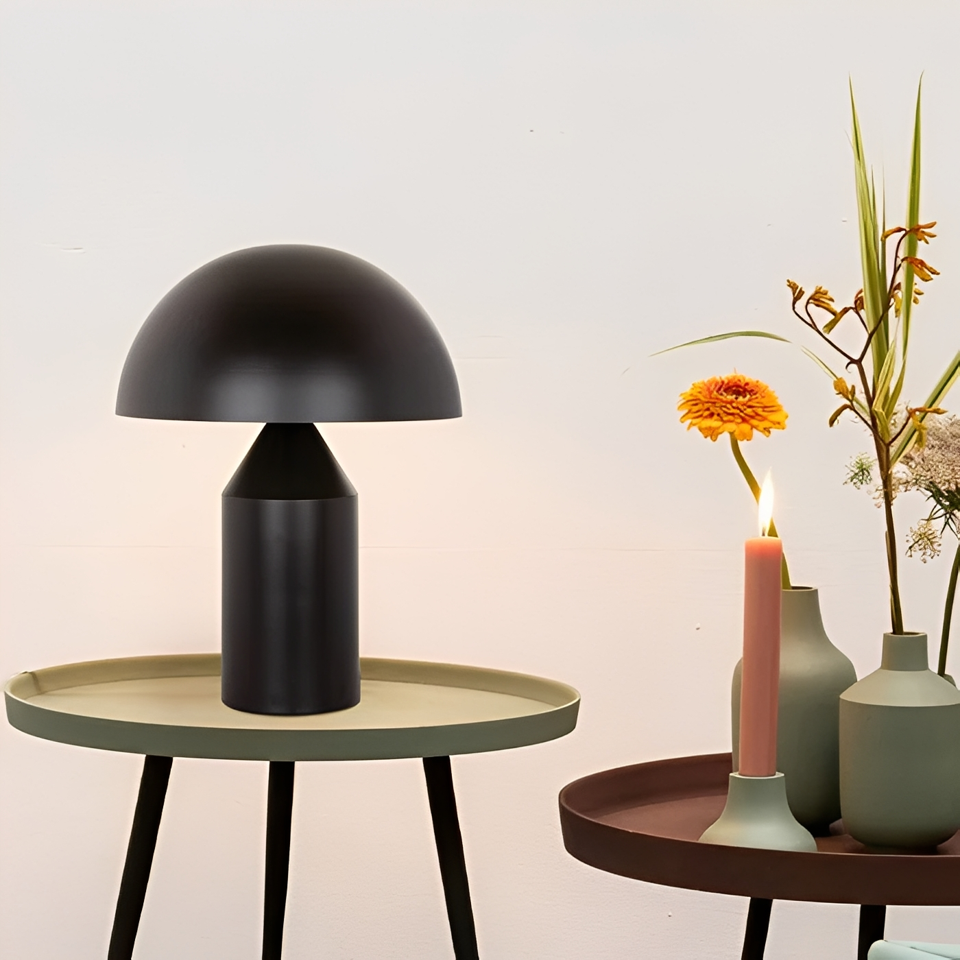 Celina – Lampe de Table Champignon de Luxe