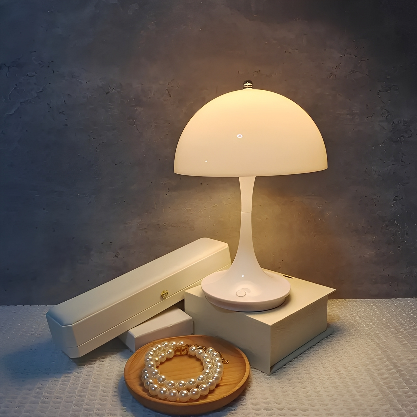 Mimi – Lampe de table champignon rechargeable avec fonction tactile