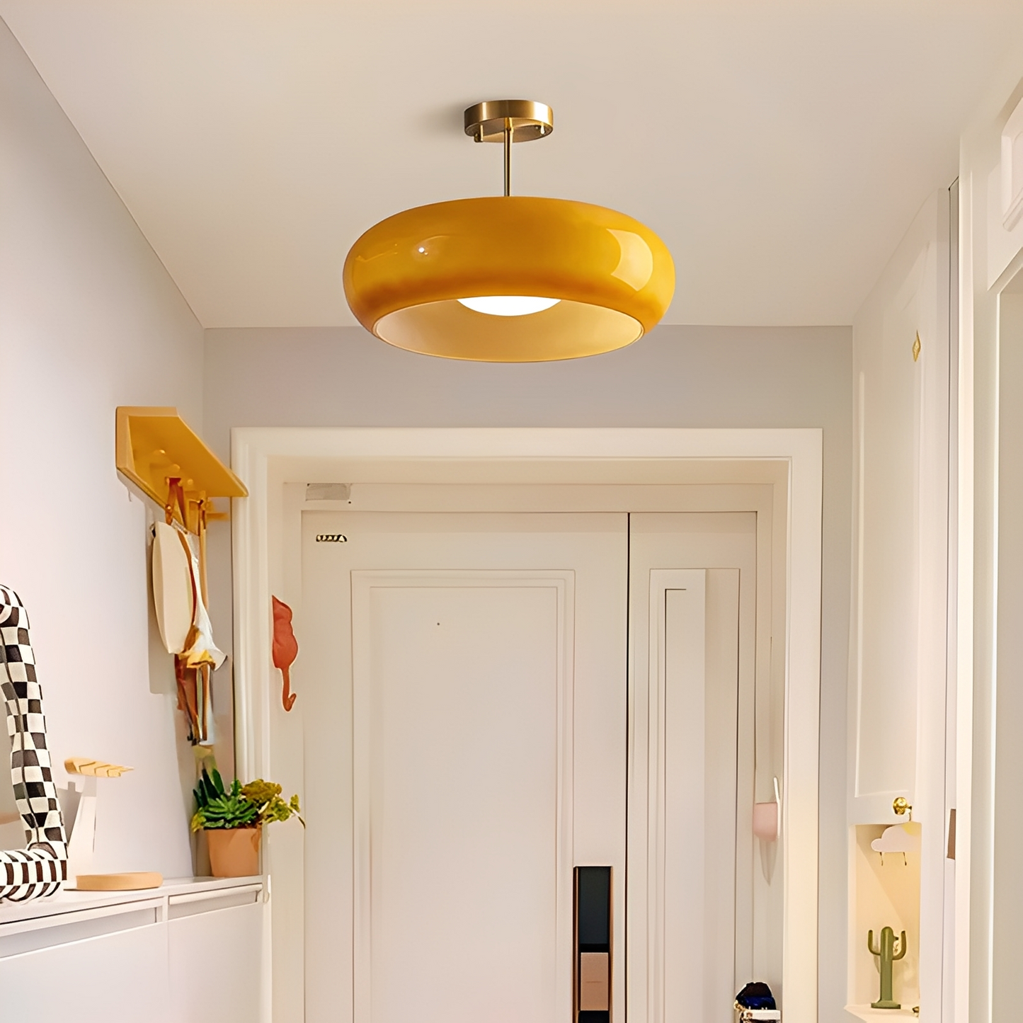 Hinami – Plafonnier Vintage en Verre-Pain