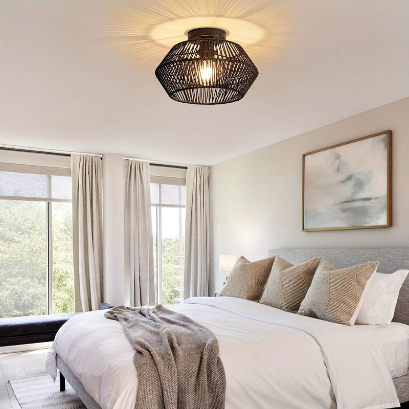 Lustre BohoLoom – Tissage bohème pour ambiance chaleureuse