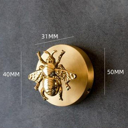 CrochetFauve – Patères murales en laiton en forme d’animaux