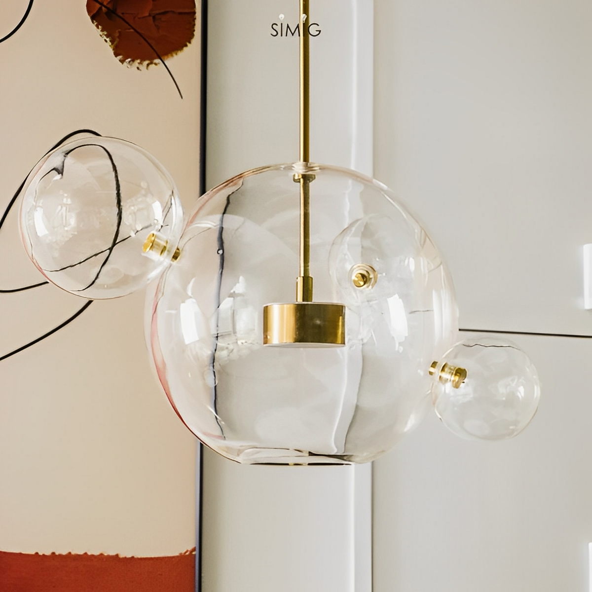 Bollea – Suspension au design sphérique pour espaces de vie modernes