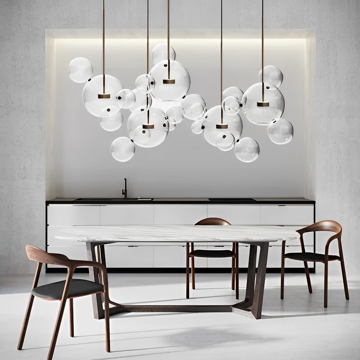 Bollea – Suspension au design sphérique pour espaces de vie modernes