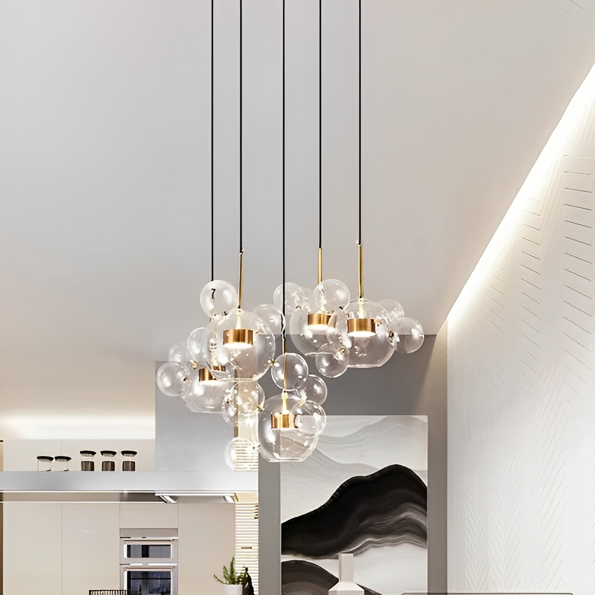 Bollea – Suspension au design sphérique pour espaces de vie modernes