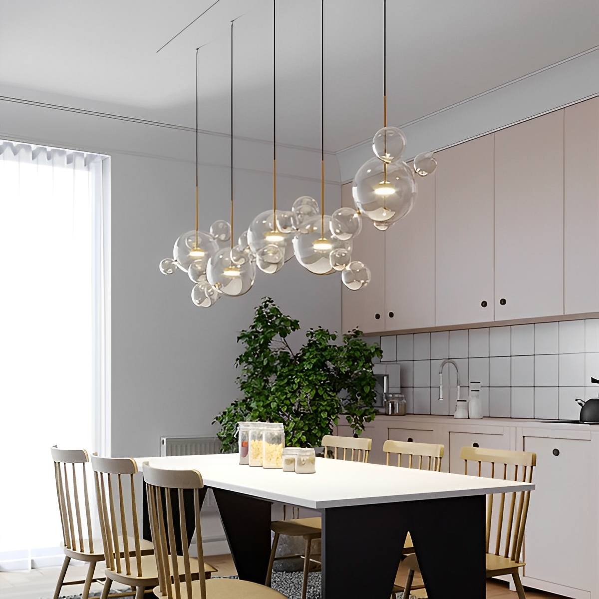 Bollea – Suspension au design sphérique pour espaces de vie modernes