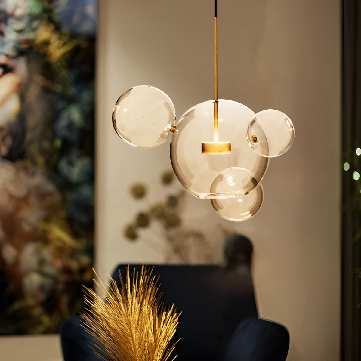 Bollea – Suspension au design sphérique pour espaces de vie modernes