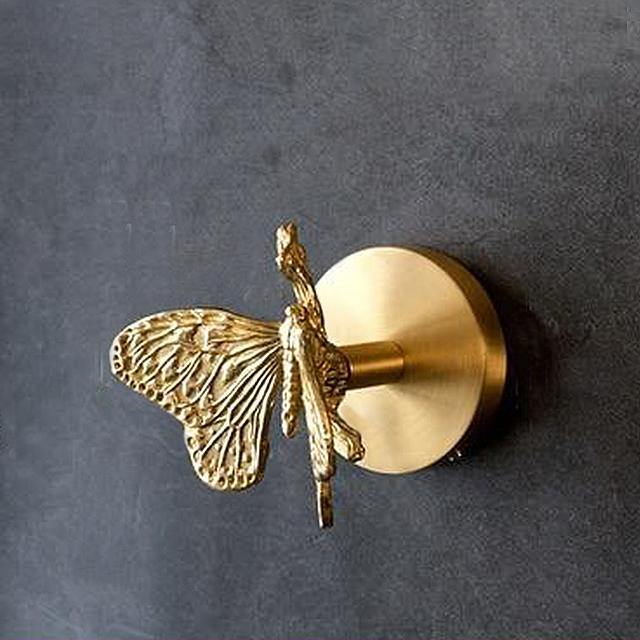 CrochetFauve – Patères murales en laiton en forme d’animaux