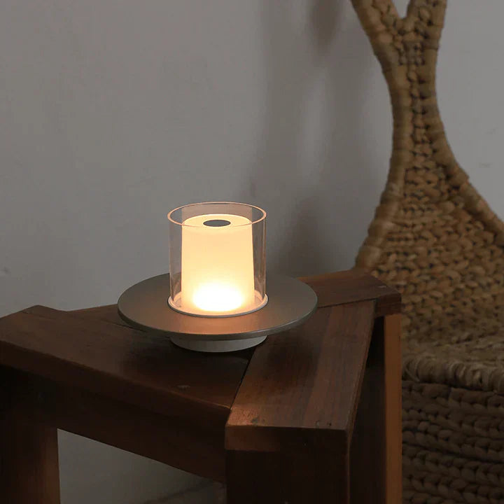 LumaGlow – Bougie LED élégante avec contrôle par induction et lumière sans flamme