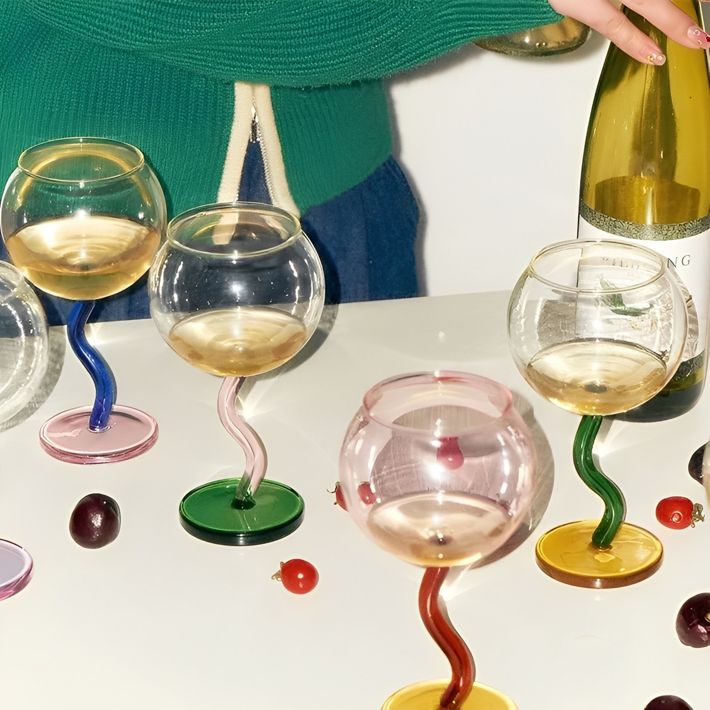 BellaCup – Coupe en verre bulle fait main