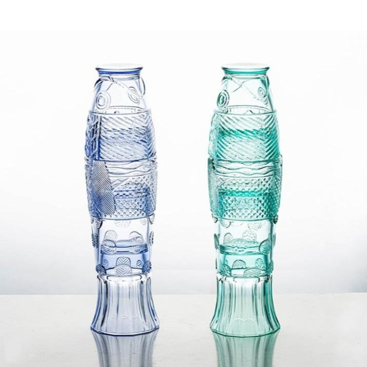 KoiVerre – Ensemble de verres colorés en forme de poisson Koi