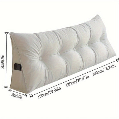 LinConfort – Coussin triangulaire en lin pour soutien du dos