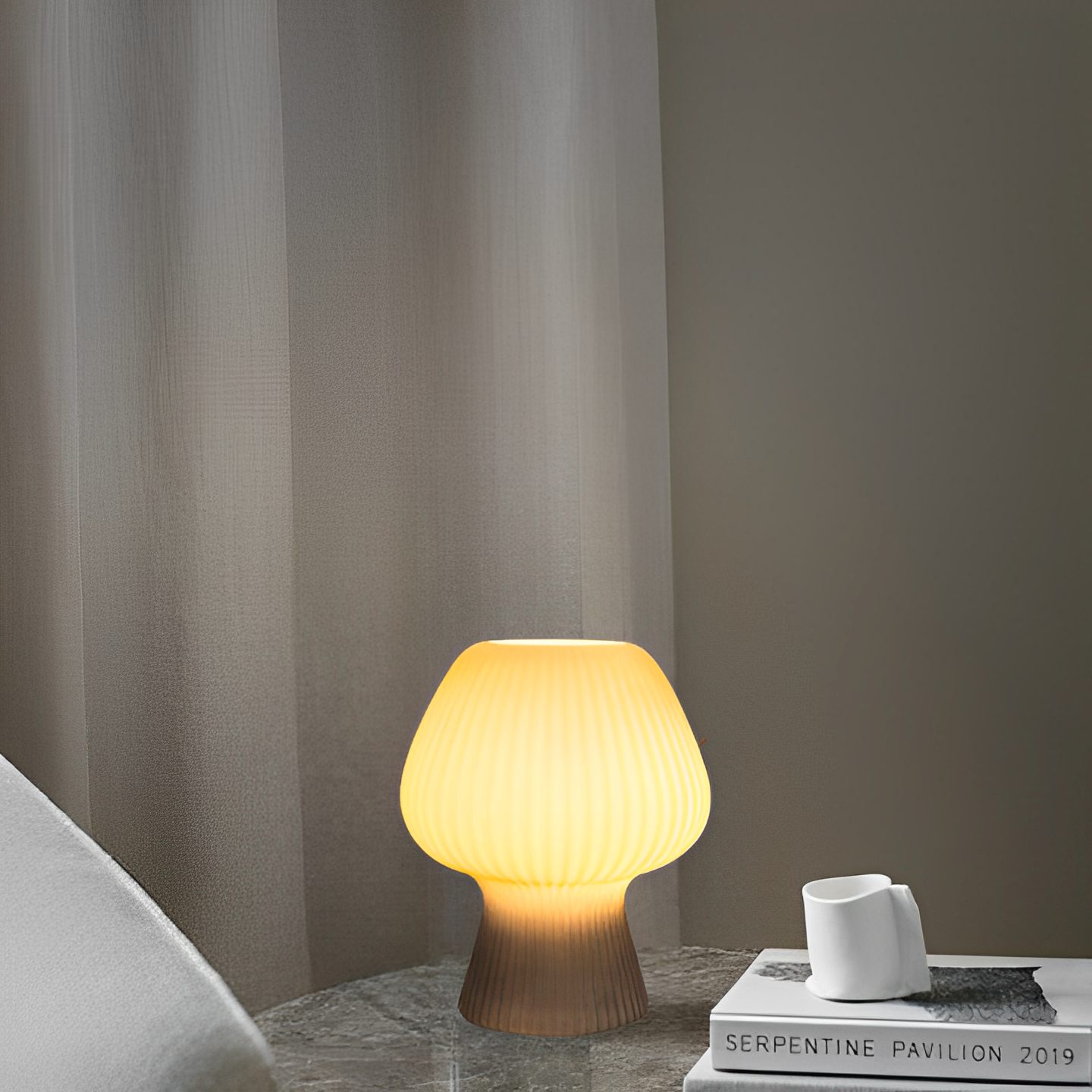 Velmira – Lampe de table vintage style rétro pour chambre à coucher & table de nuit