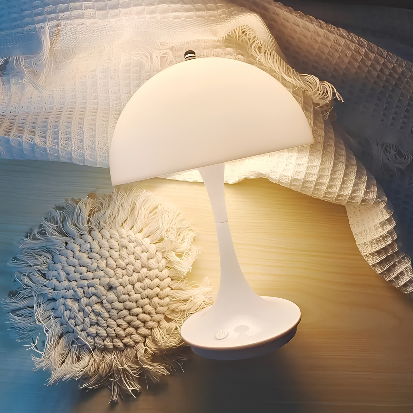 Mimi – Lampe de table champignon rechargeable avec fonction tactile