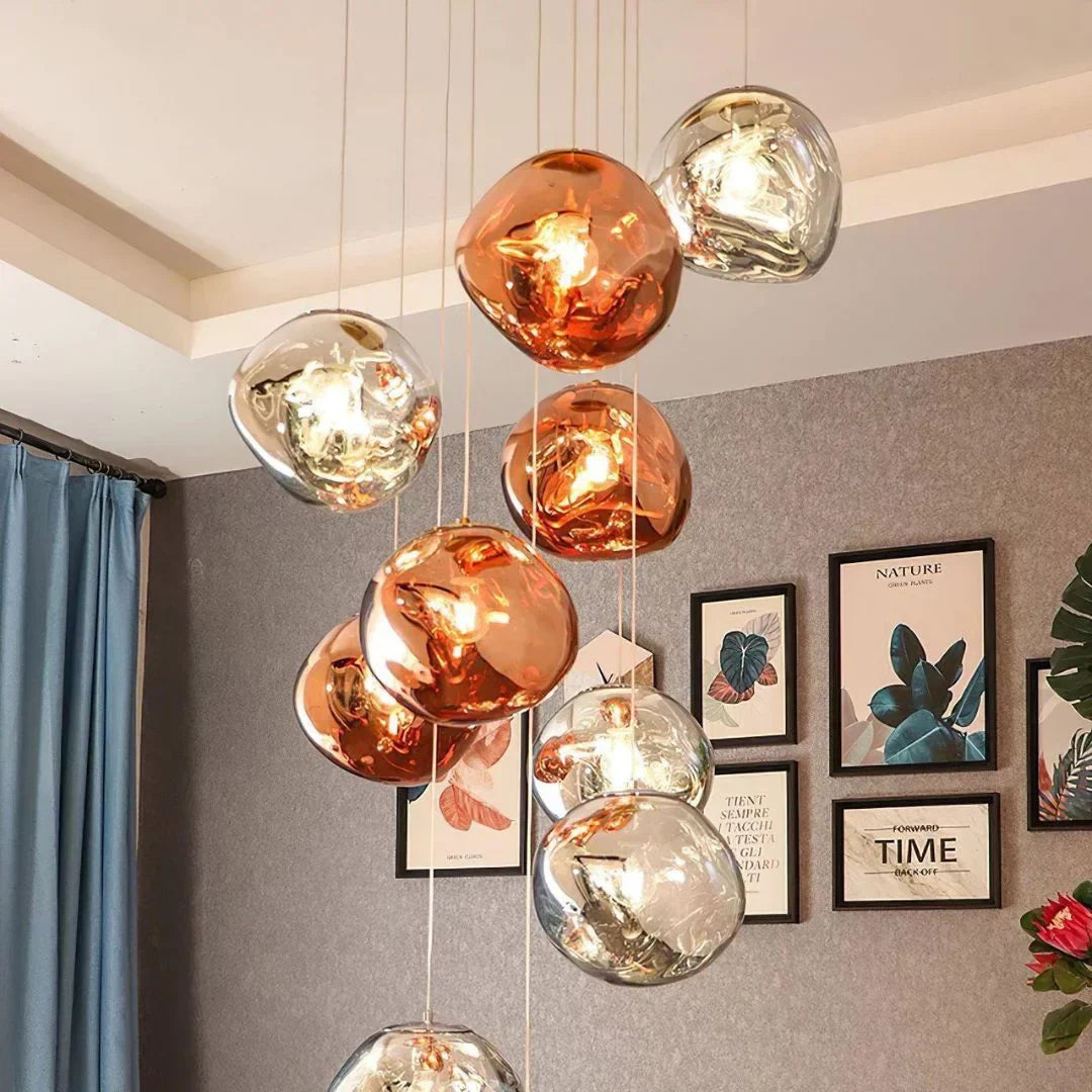 Orilux – Lampe suspendue LED minimaliste en verre