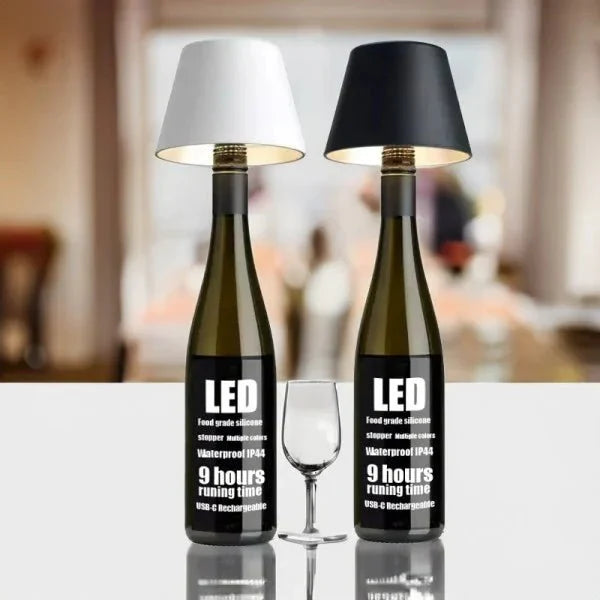 Lumira – Lampe à vin rechargeable avec port USB à assembler soi-même