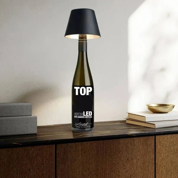 Lumira – Lampe à vin rechargeable avec port USB à assembler soi-même