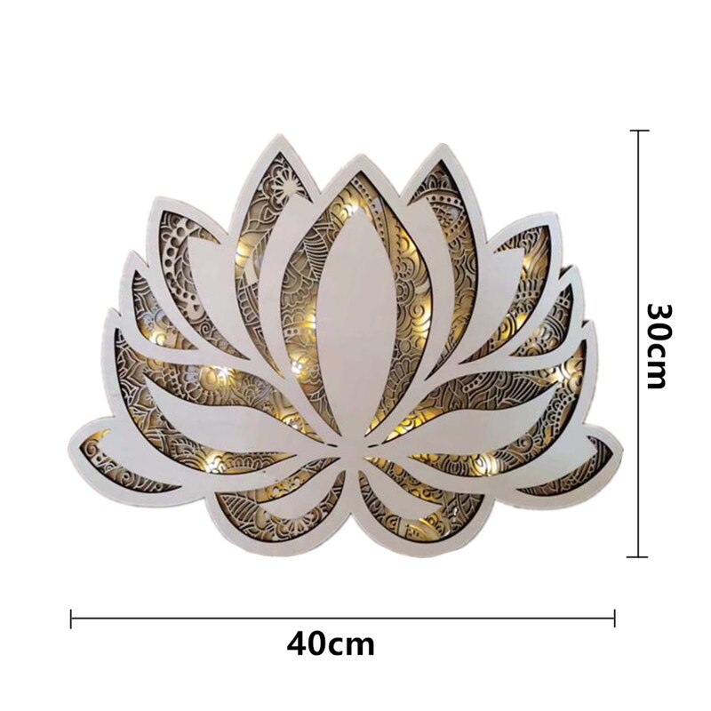 FleurLumière – Applique LED en forme de lotus