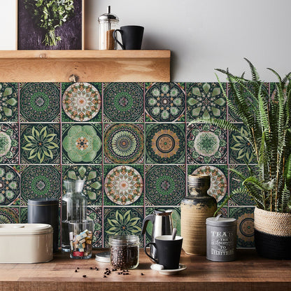 Autocollant mural pour carrelage de cuisine de style européen