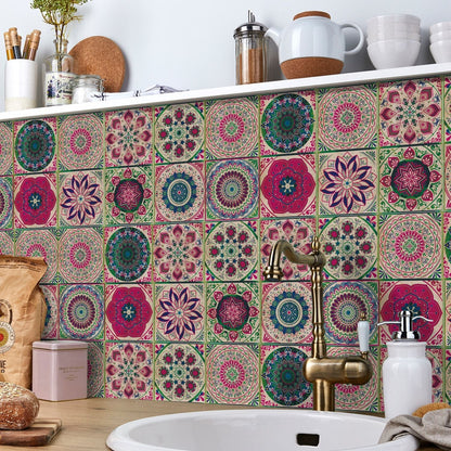 Autocollant mural pour carrelage de cuisine de style européen
