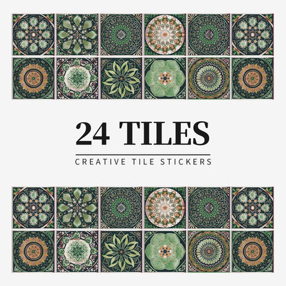 Autocollant mural pour carrelage de cuisine de style européen