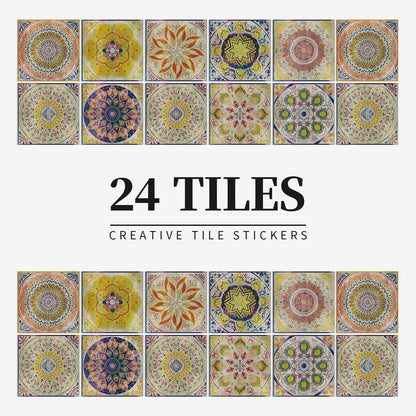 Autocollant mural pour carrelage de cuisine de style européen