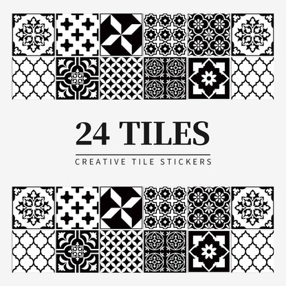 Autocollant mural pour carrelage de cuisine de style européen