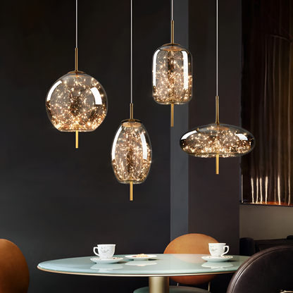 Auren – Lampe Pendante en Verre Minimaliste