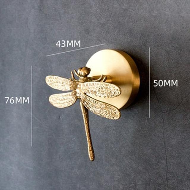 CrochetFauve – Patères murales en laiton en forme d’animaux