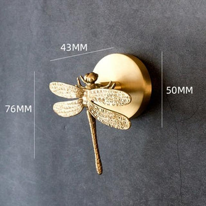 CrochetFauve – Patères murales en laiton en forme d’animaux