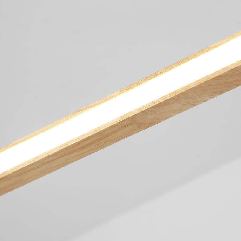 NordBois – Lampe suspendue moderne en bois et métal