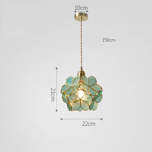 FleurVerre – Suspension florale en verre soufflé délicat