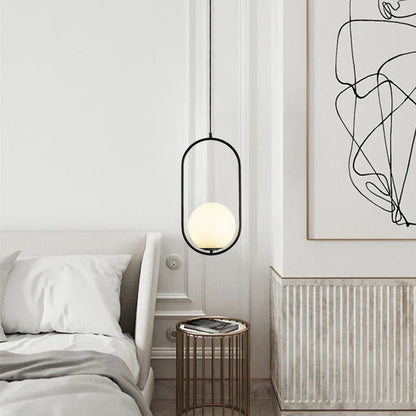 Sumire – Suspension en fer et verre classique