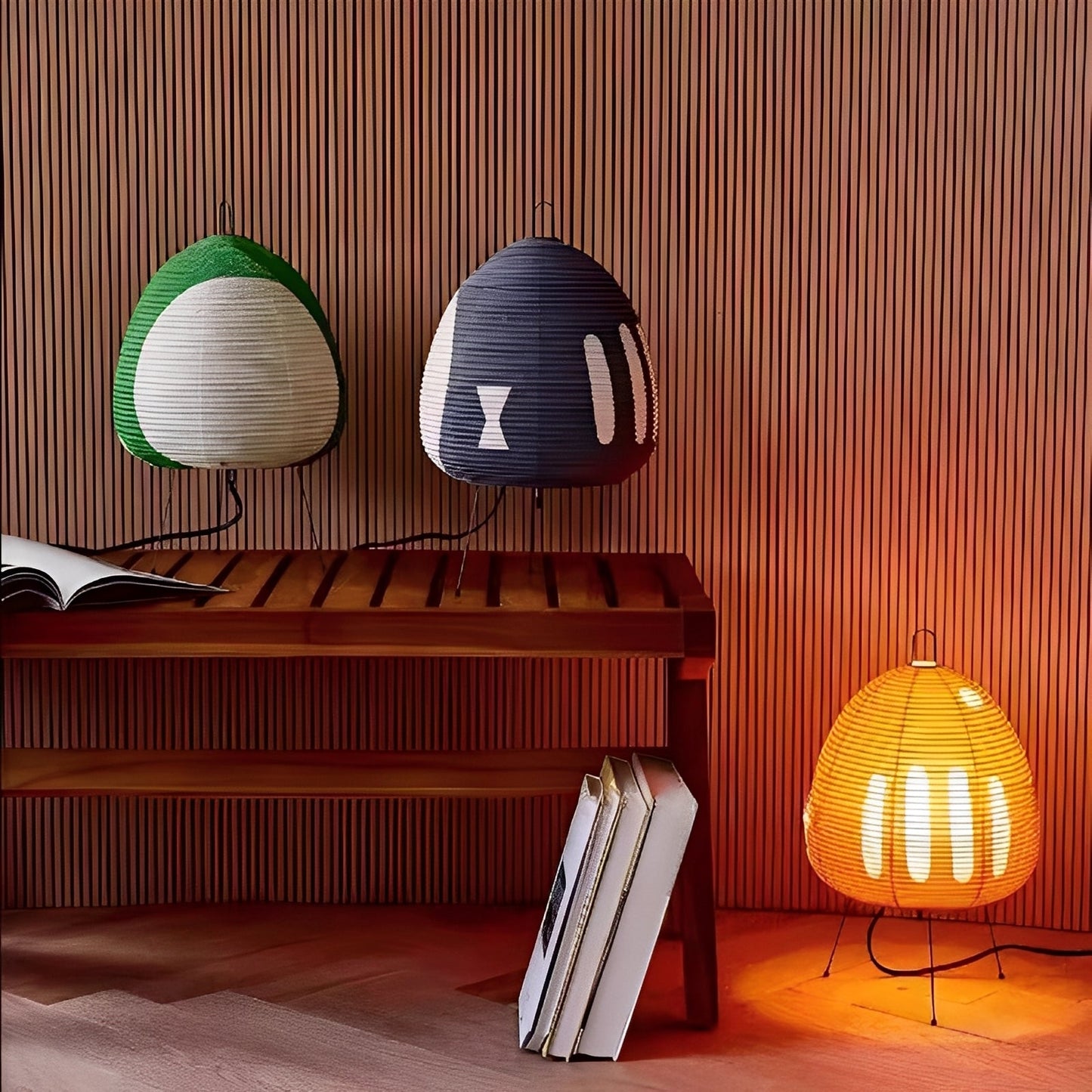 Xuan – Lampe de table en papier & lampe de sol
