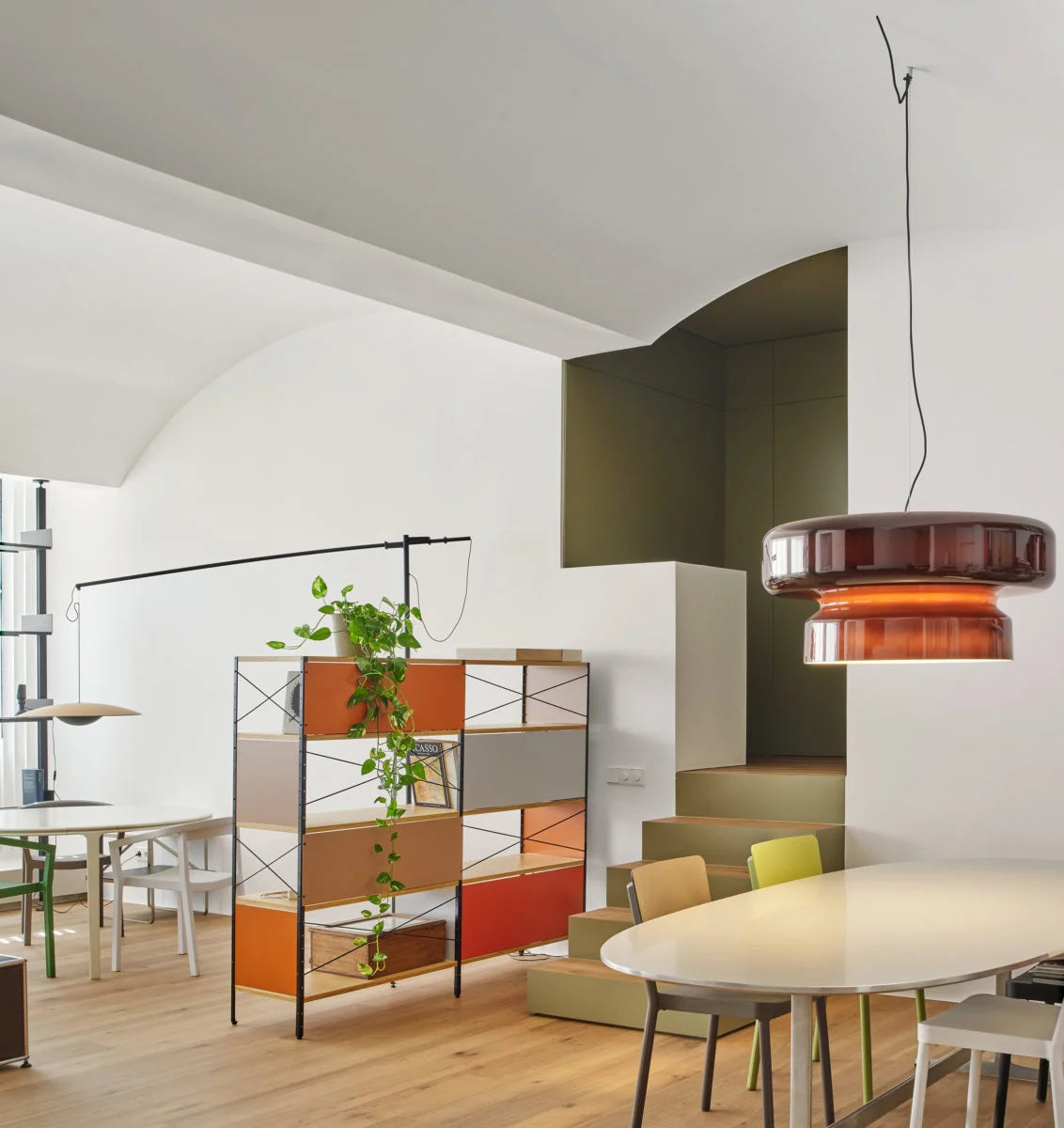 Selene – Suspension en verre moderne