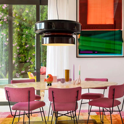 Selene – Suspension en verre moderne