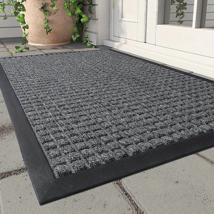 Paillasson géométrique pour usage intérieur et extérieur