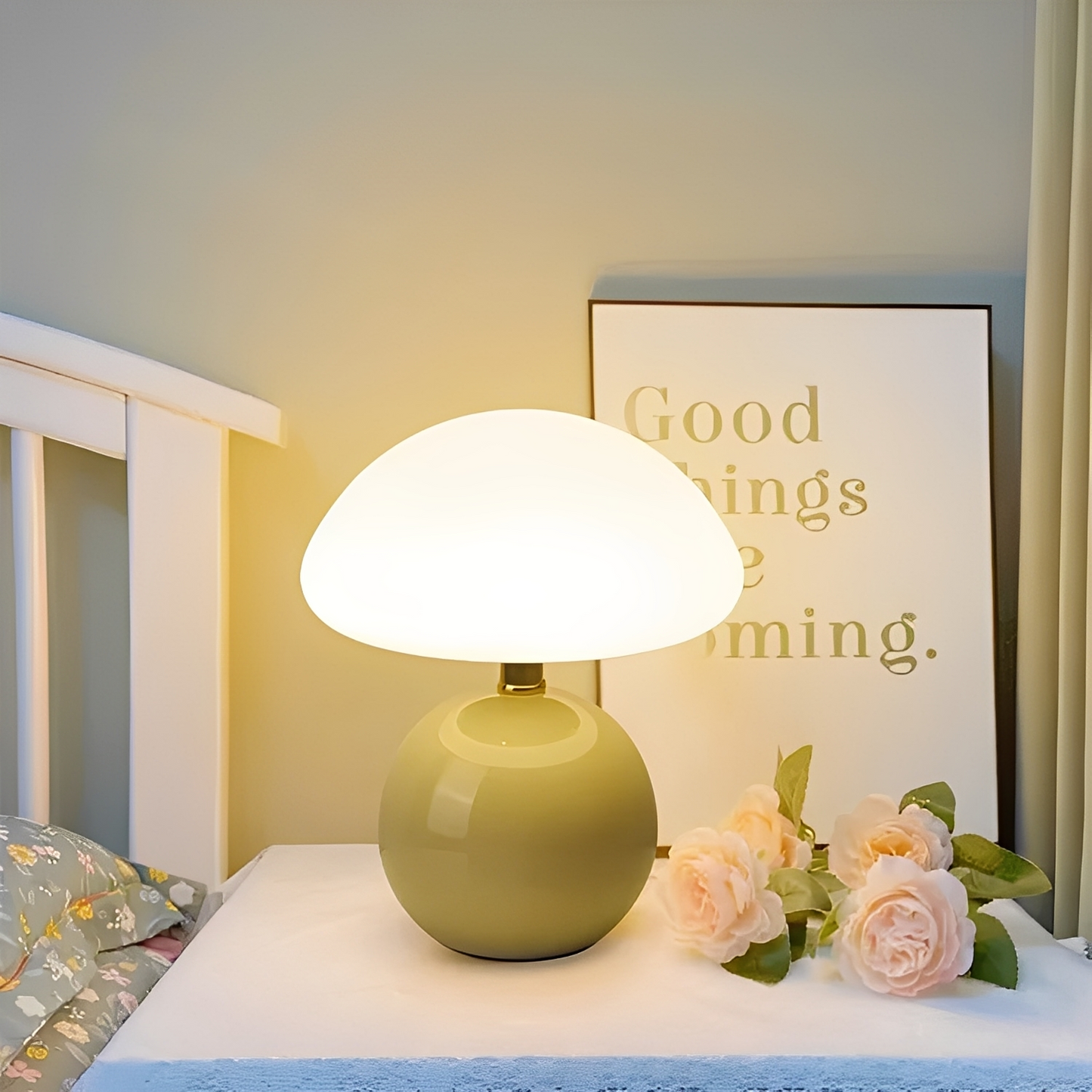 Miyu – Lampe de table champignon