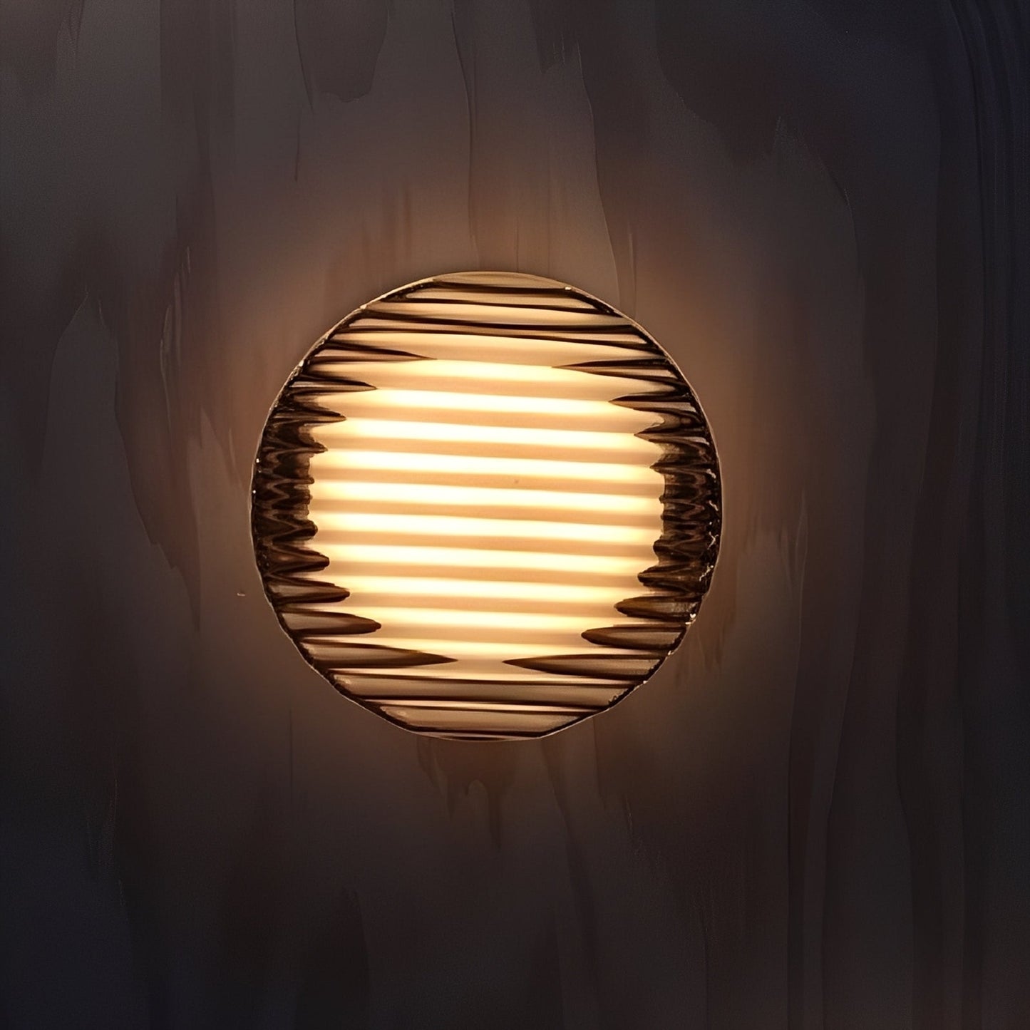 Kira – Lampe Murale Nordique avec Structure en Vagues