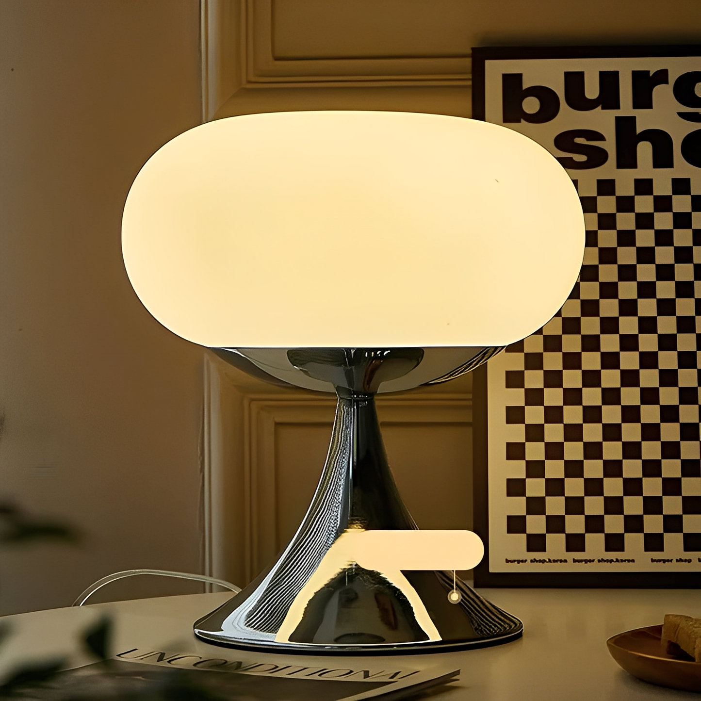 Fenja – Lámpara de Mesa Coreana en Estilo Moderno